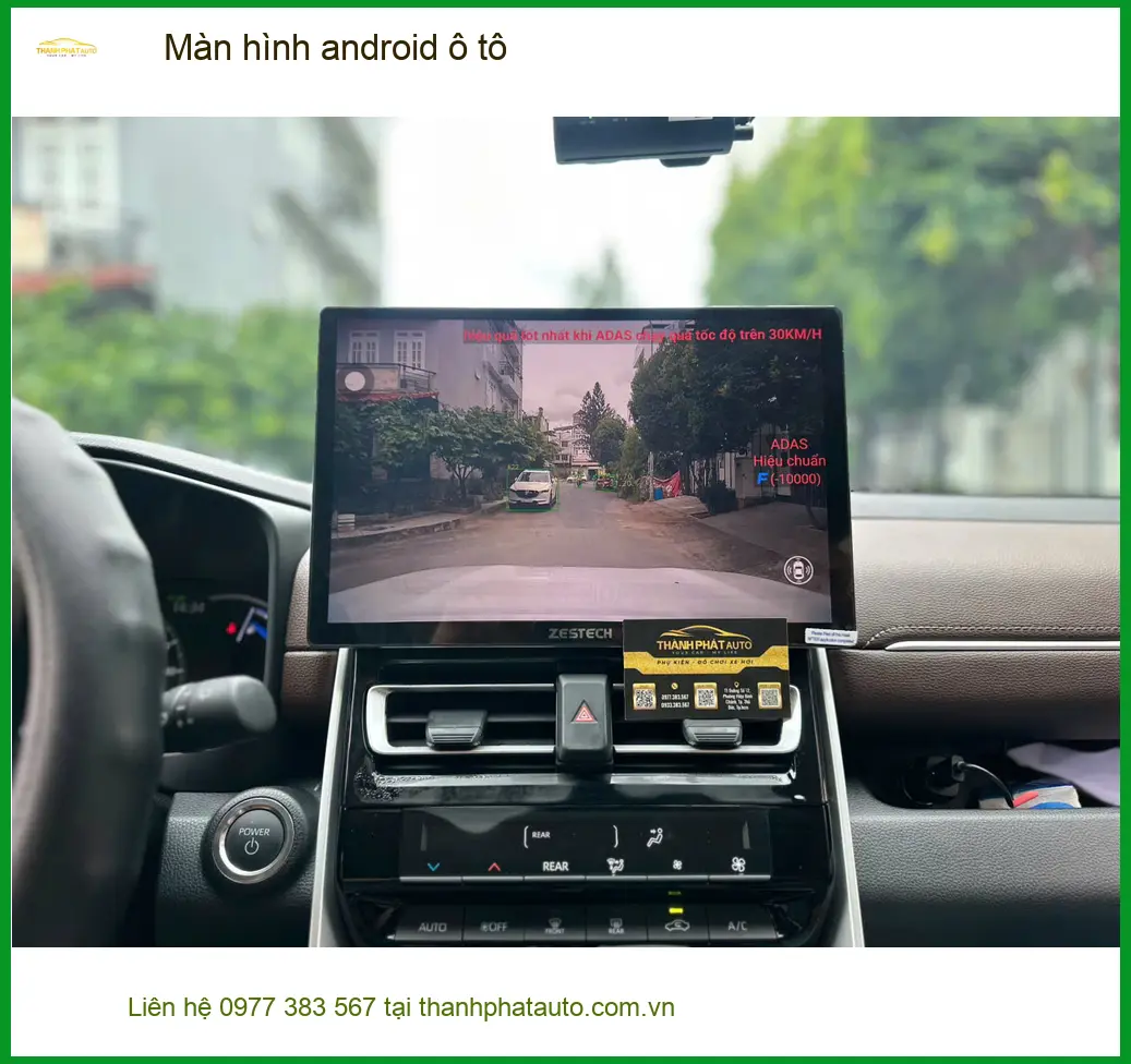 Chị Bích lắp màn hình Android ô tô cho Honda HR-V tại Cần Giờ ảnh thực tế 2