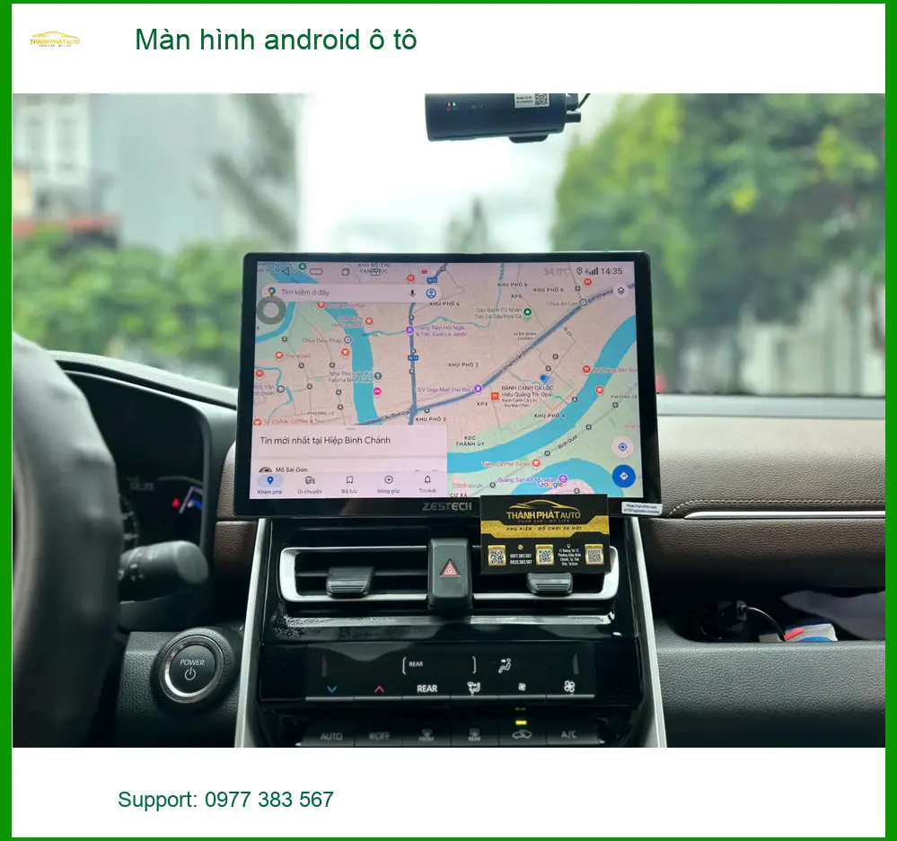 Chị Bích lắp màn hình Android ô tô cho Honda HR-V tại Cần Giờ ảnh thực tế 3