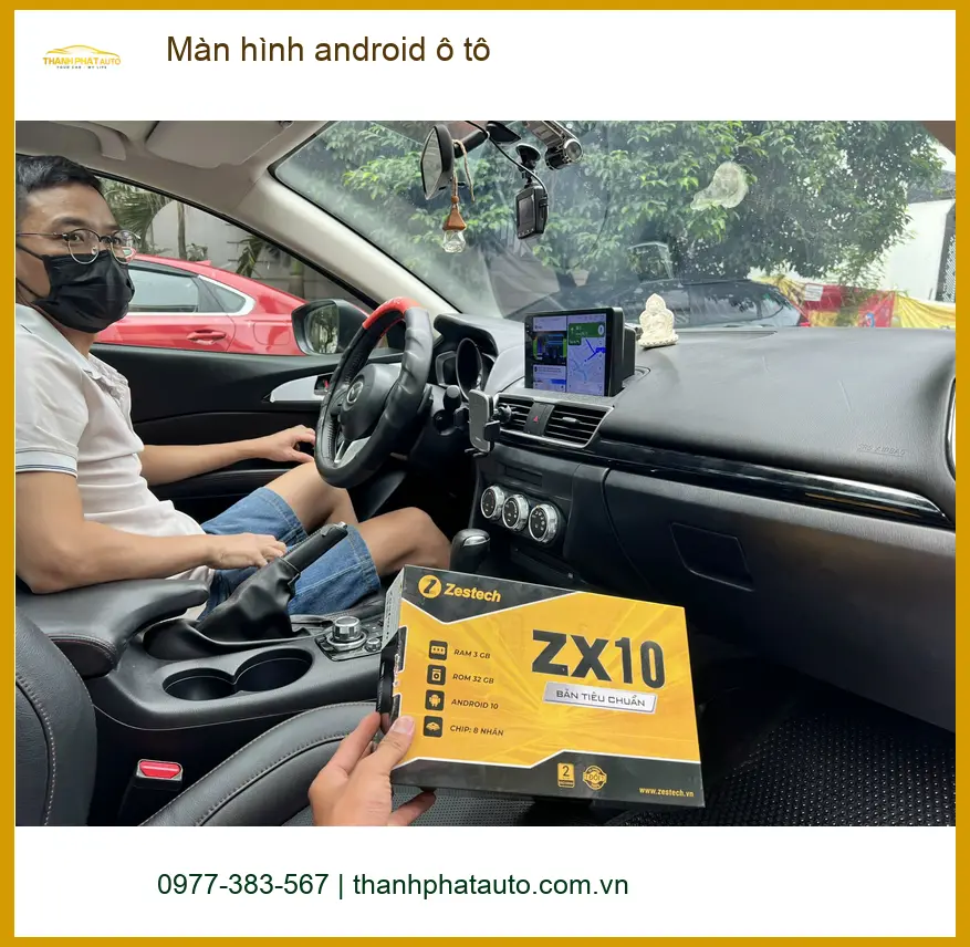 Chú Phúc lắp màn hình Android ô tô Kia Seltos Quận 8 vì màn hình cũ bị đơ