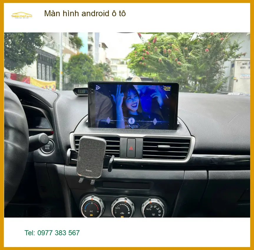 Chú Phúc lắp màn hình Android ô tô Kia Seltos Quận 8 vì màn hình cũ bị đơ ảnh thực tế 2