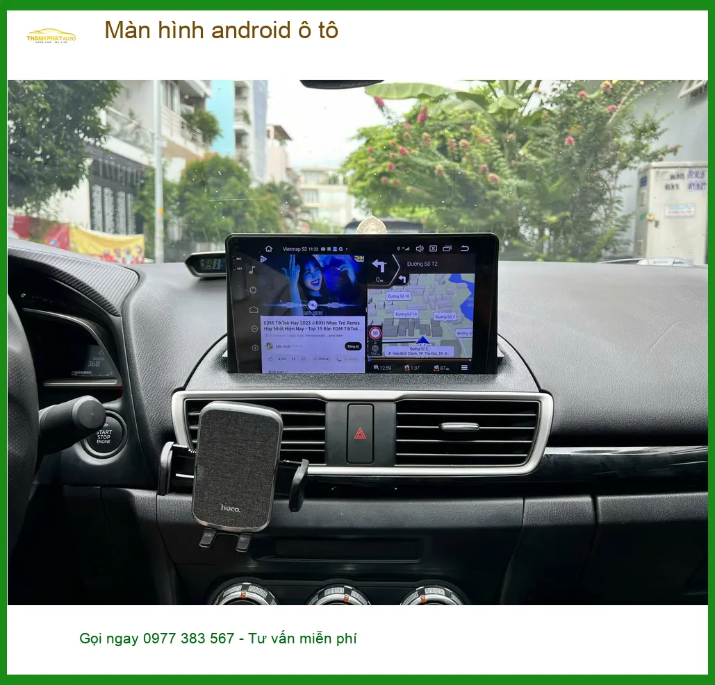 Chú Phúc lắp màn hình Android ô tô Kia Seltos Quận 8 vì màn hình cũ bị đơ ảnh thực tế 4