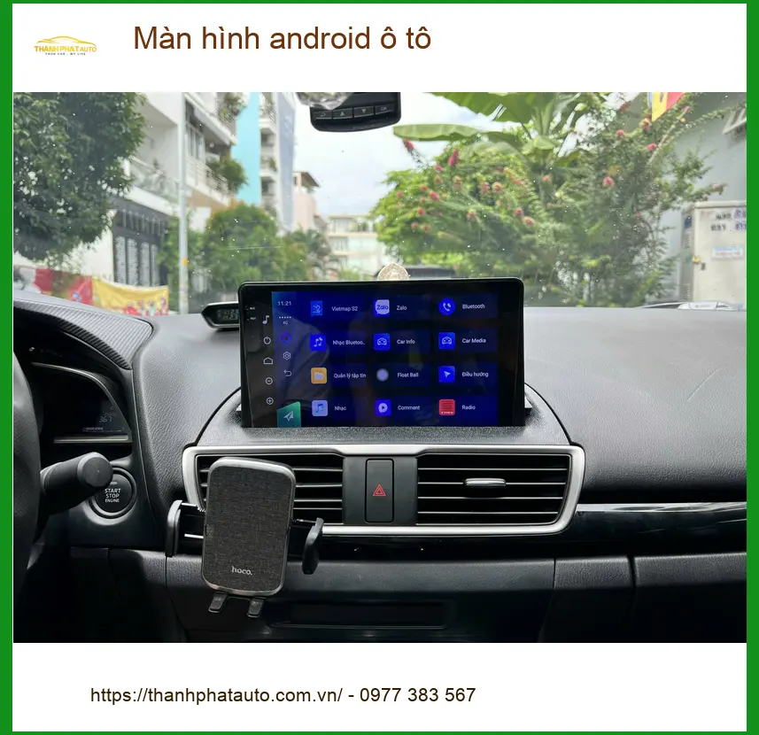 Chú Phúc lắp màn hình Android ô tô Kia Seltos Quận 8 vì màn hình cũ bị đơ ảnh thực tế 5