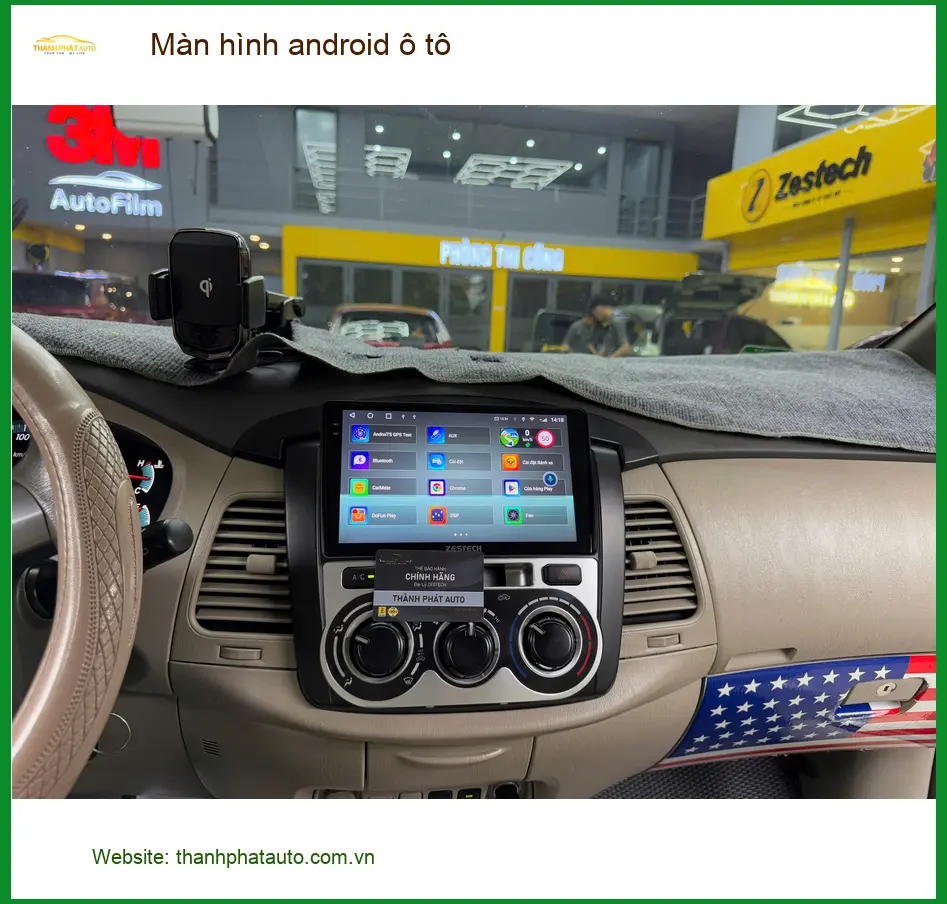 Chị Thùy nâng cấp màn hình Android ô tô Hyundai Accent tại Quận Tân Bình ảnh thực tế 3