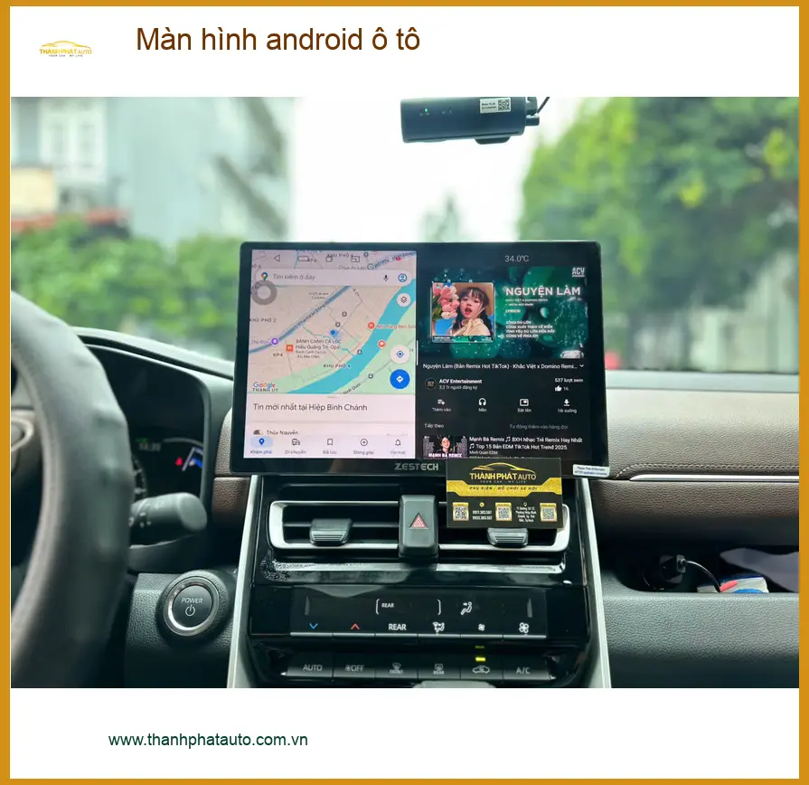 Anh Khôi lắp màn hình Android ô tô cho Hyundai Accent tại Gò Vấp để lái xe tiện nghi hơn