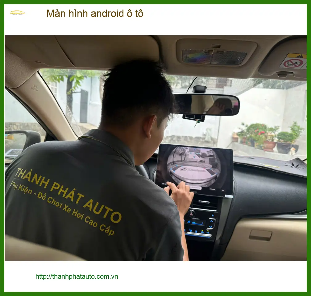 Anh Thắng nâng cấp màn hình Android ô tô cho Honda CRV tại Củ Chi ảnh thực tế 2