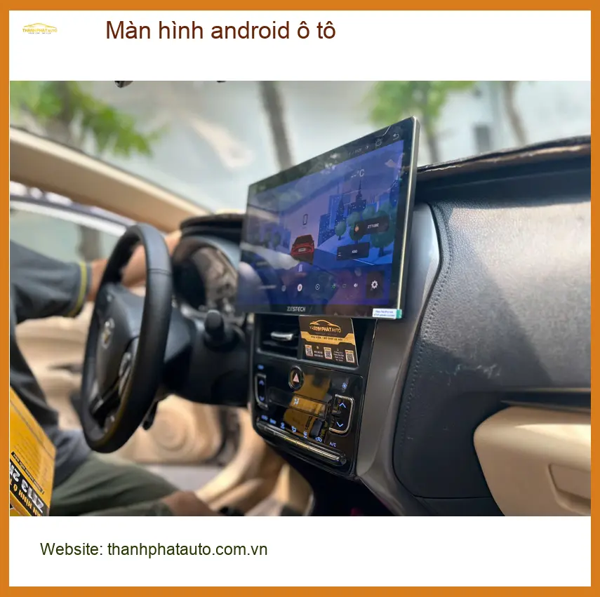 Anh Thắng nâng cấp màn hình Android ô tô cho Honda CRV tại Củ Chi ảnh thực tế 3