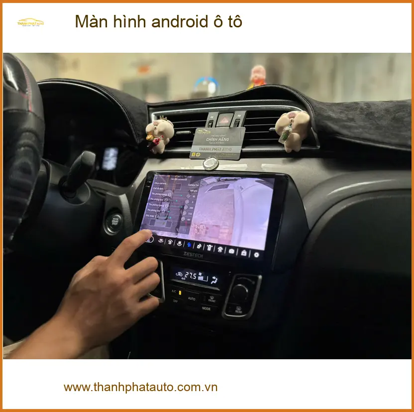 Anh Quân lắp màn hình android ô tô Hyundai Accent tại Quận 3 để nâng tầm tiện ích ảnh thực tế 5