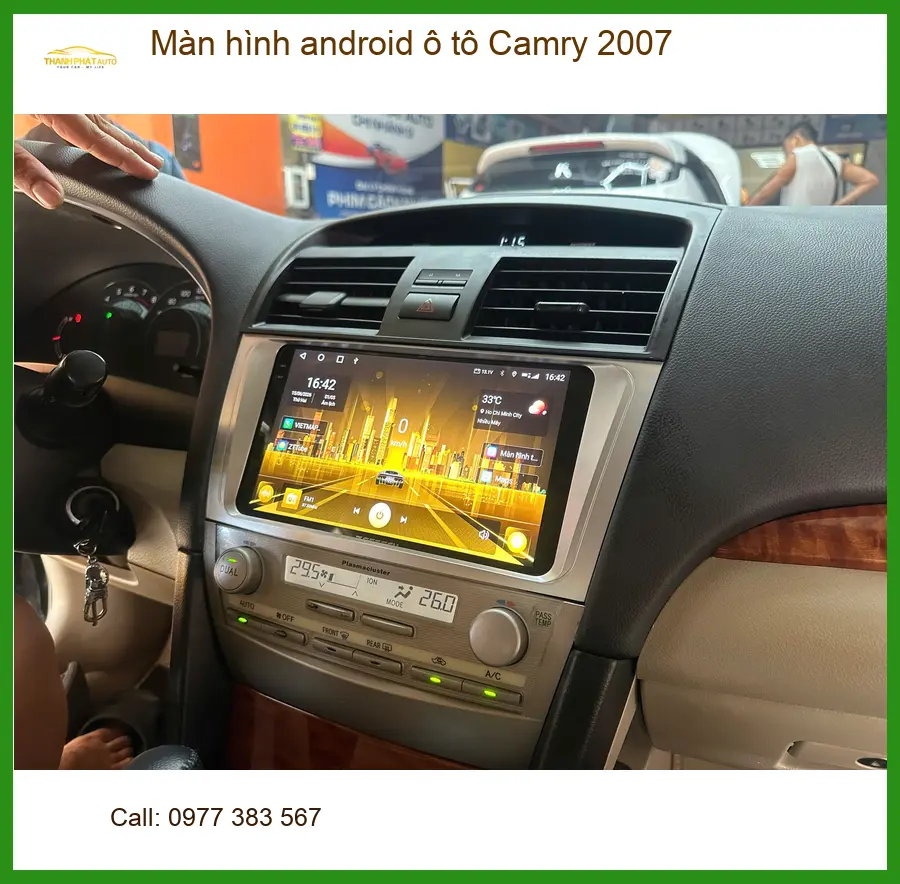Anh Quang nâng cấp màn hình Android cho Camry 2007 tại Quận 8. ảnh thực tế 3