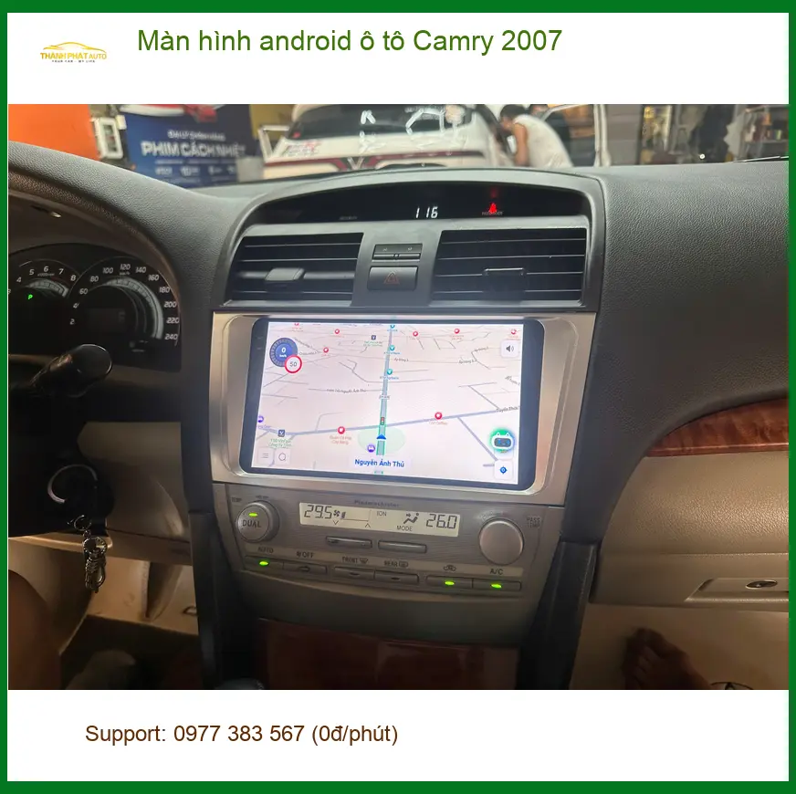 Anh Quang nâng cấp màn hình Android cho Camry 2007 tại Quận 8. ảnh thực tế 5