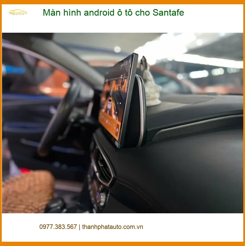 Anh Tuấn lắp màn hình Android ô tô Santafe Quận 9 tiện dẫn đường