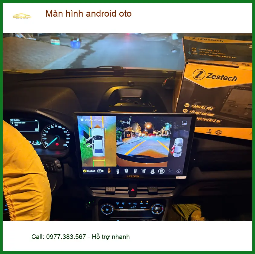 Anh Bách lắp màn hình Android ô tô Honda CR-V Quận Gò Vấp xem YouTube