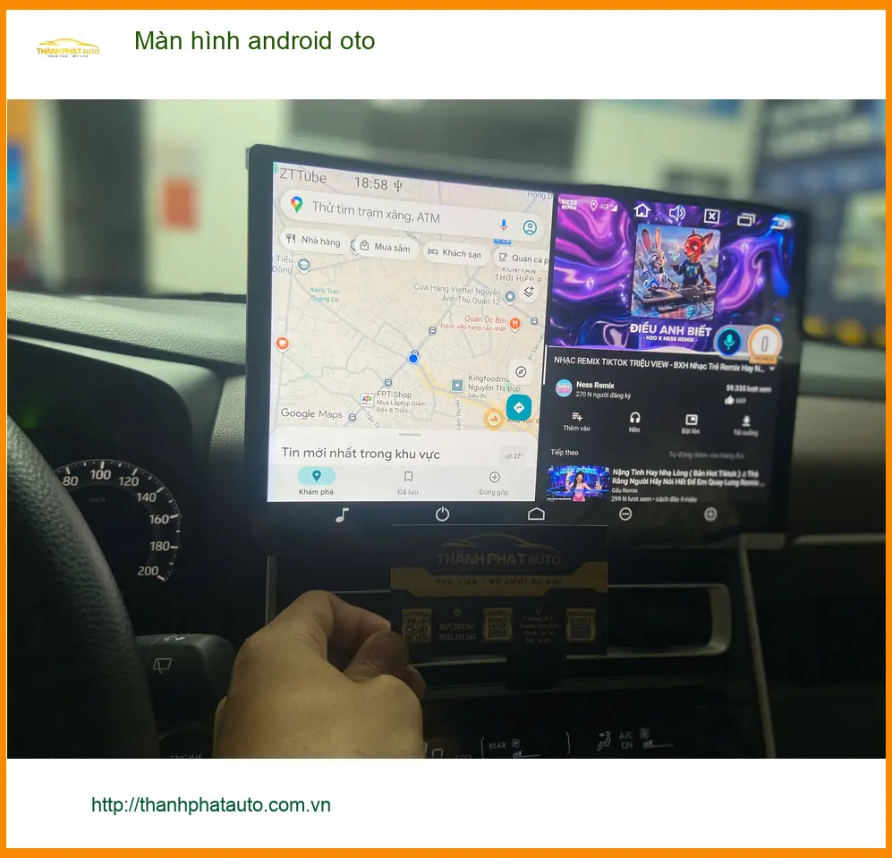 Anh Khôi nâng cấp màn hình Android cho Toyota Raize tại Nhà Bè ảnh thực tế 2