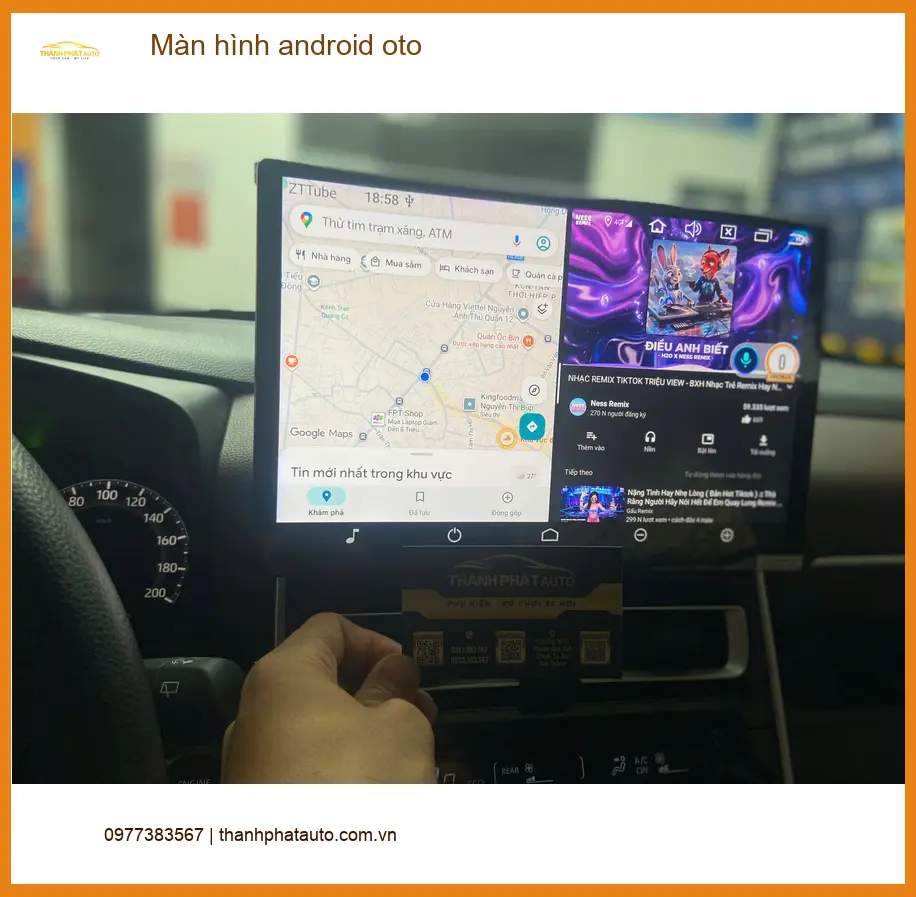 Chú Minh nâng cấp màn hình Android ô tô cho Toyota Vios tại Quận Tân Phú ảnh thực tế 3