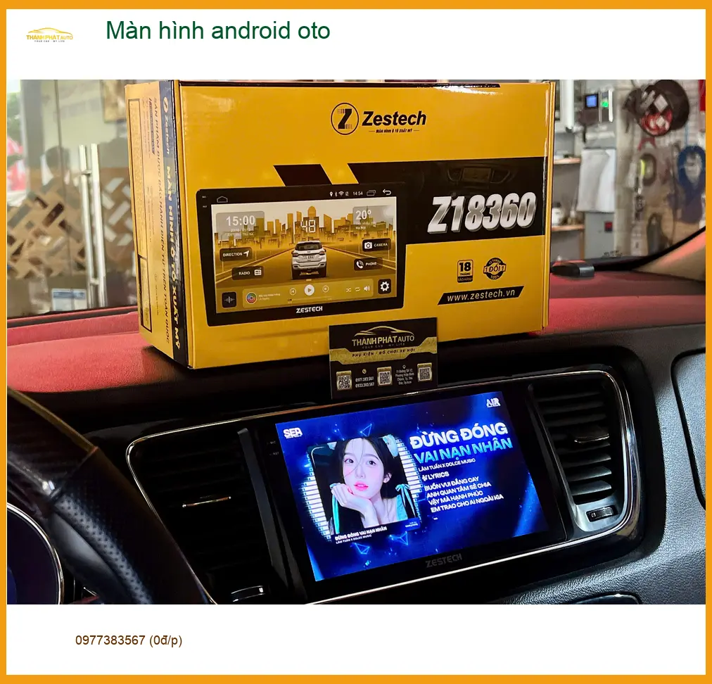 Anh Cường lắp màn hình android oto cho Hyundai Accent ở Quận 9