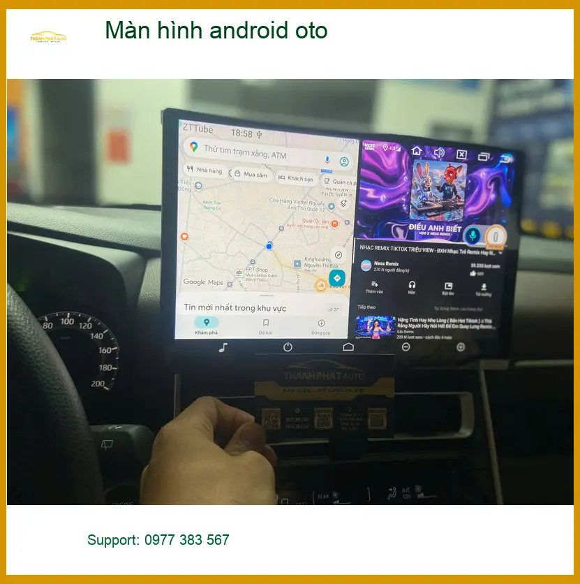 Anh Nhật lắp màn hình Android ô tô cho Hyundai Accent Quận 12