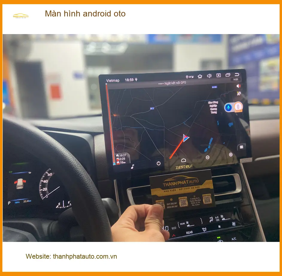 Anh Nhật lắp màn hình Android ô tô cho Hyundai Accent Quận 12 ảnh thực tế 2