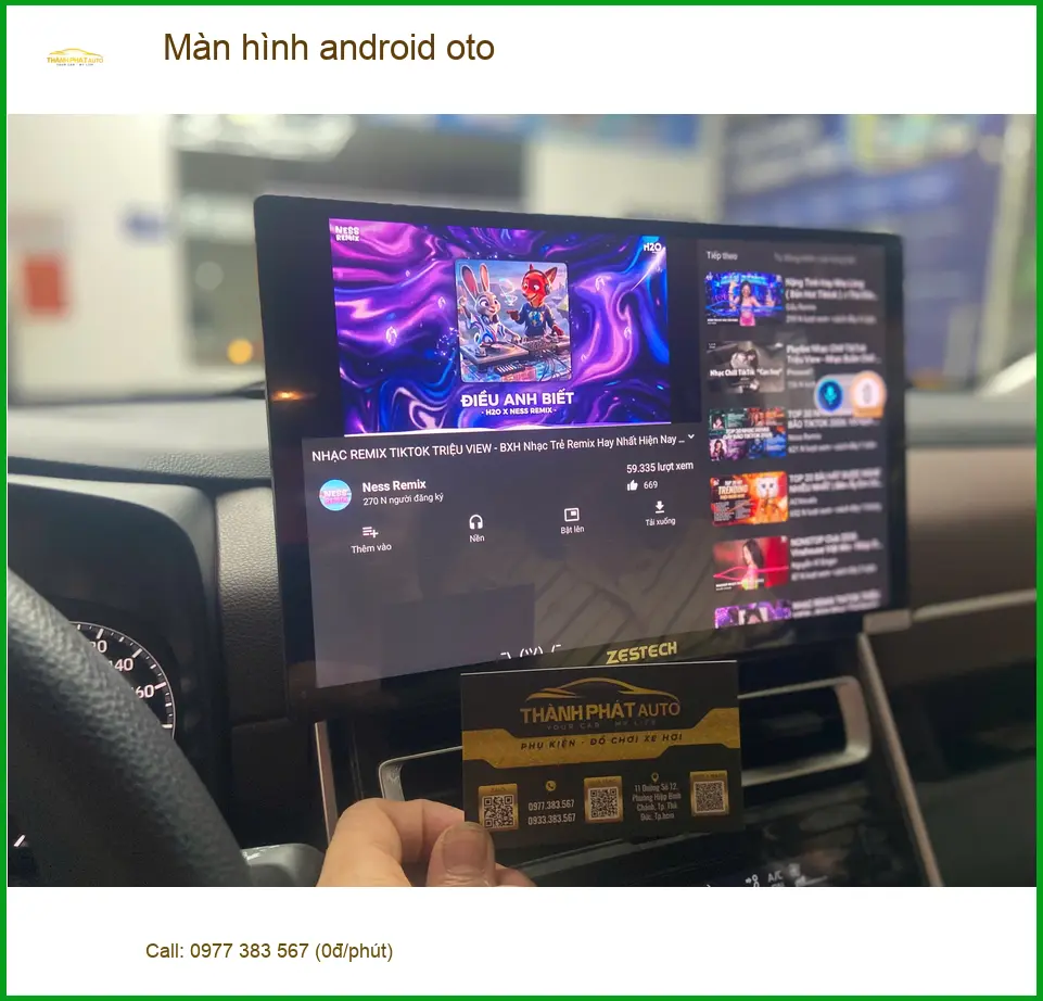 Anh Nhật lắp màn hình Android ô tô cho Hyundai Accent Quận 12 ảnh thực tế 3