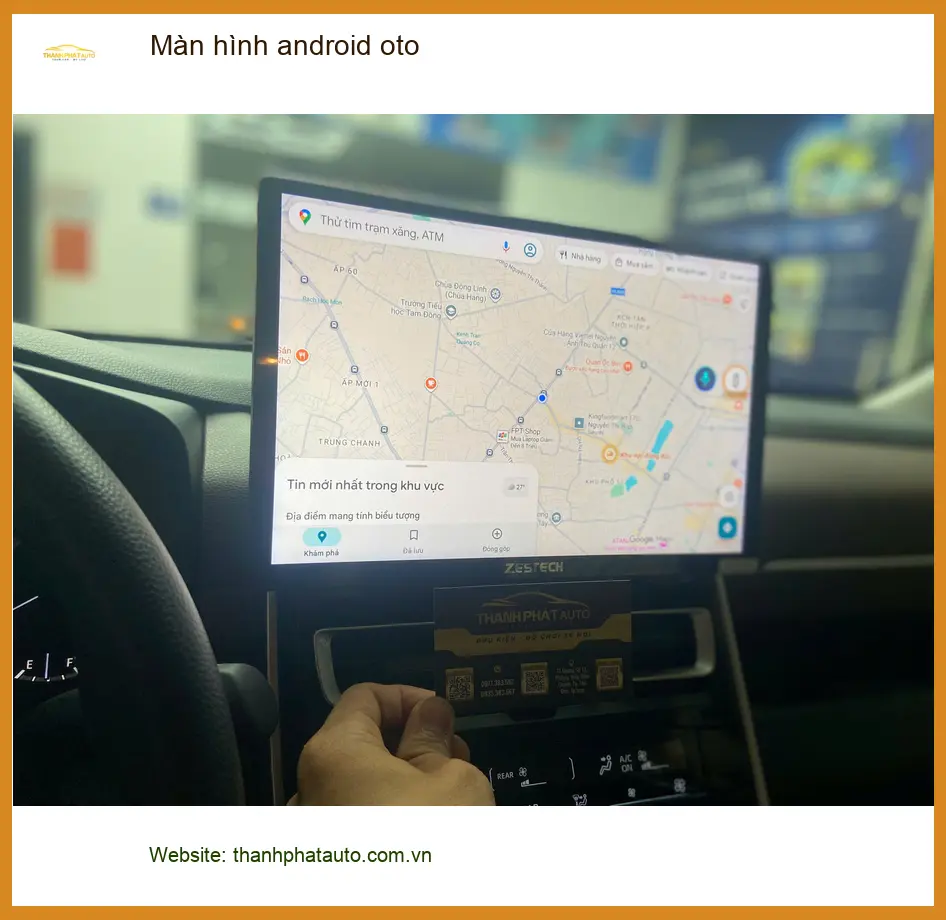 Anh Nhật lắp màn hình Android ô tô cho Hyundai Accent Quận 12 ảnh thực tế 4