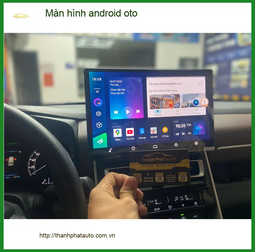 Anh Nhật lắp màn hình Android ô tô cho Hyundai Accent Quận 12 ảnh thực tế 5