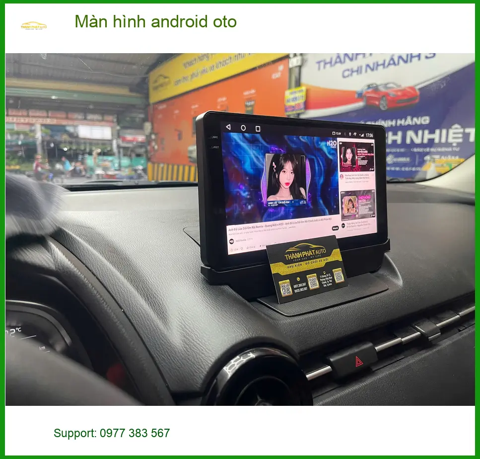 Anh Dũng nâng cấp màn hình Android cho Mazda CX-5 tại Quận Thủ Đức