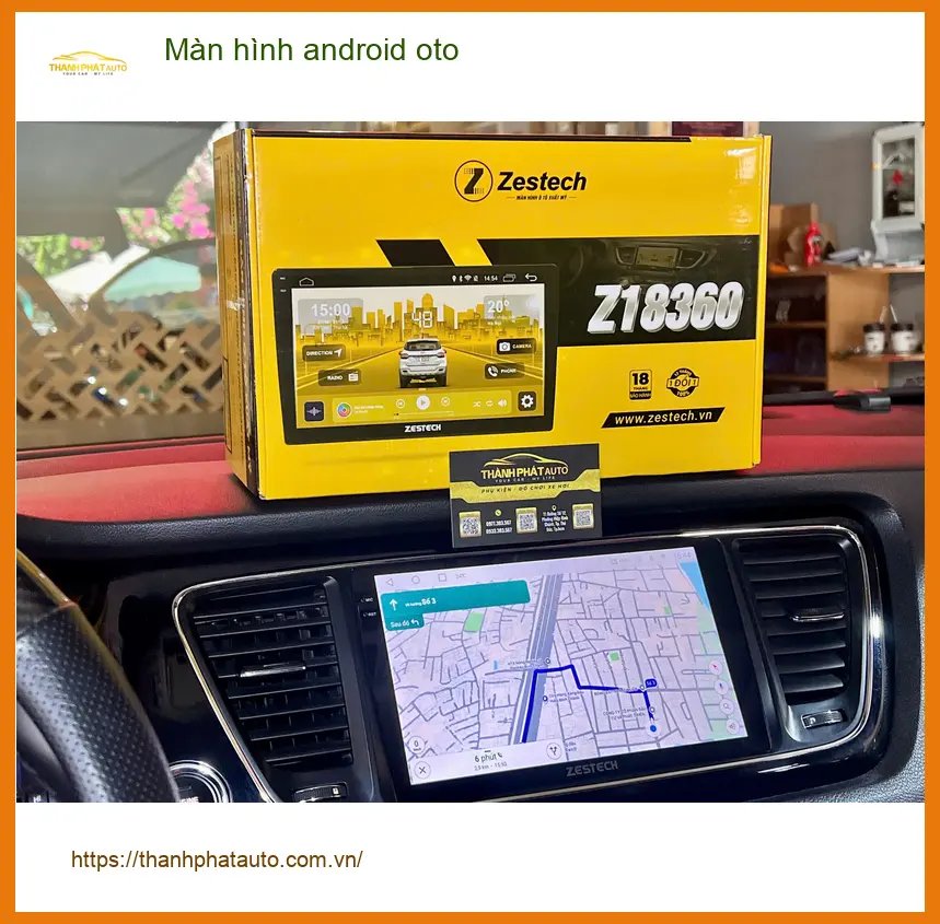 Anh Thanh lắp màn hình Android ô tô cho Kia K3 tại Quận 8 để xem bản đồ và YouTube tiện lợi hơn
