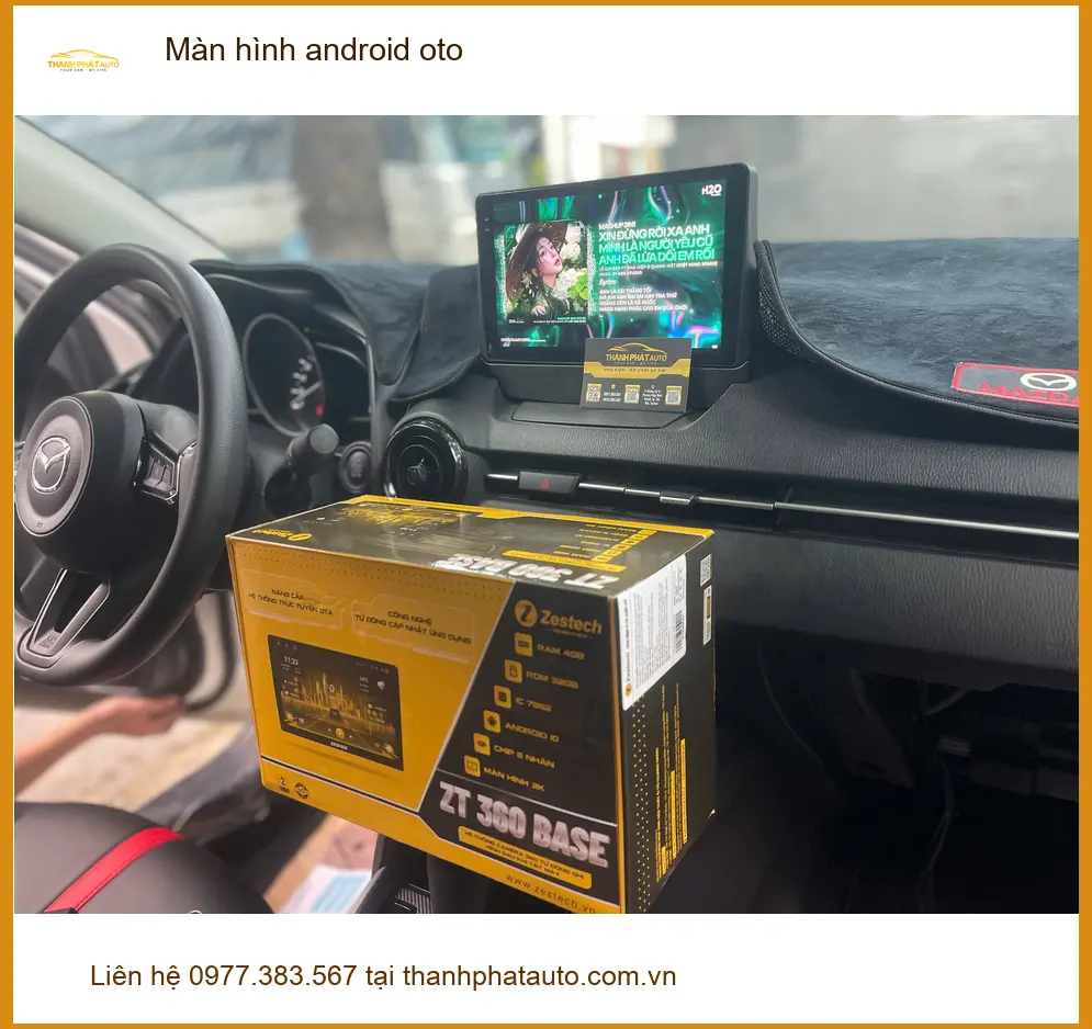 Anh Kiên nâng cấp màn hình Android ô tô Honda CRV ở Thủ Đức