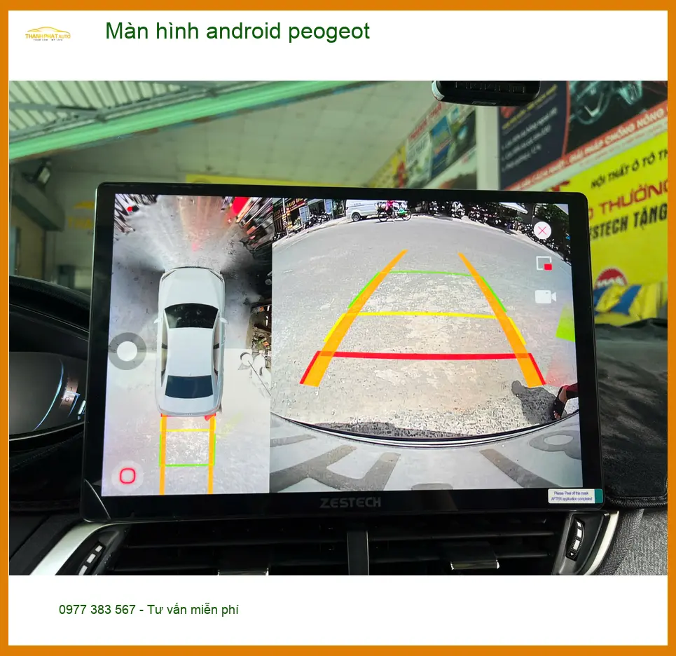 Anh Khang lắp màn hình Android cho Peugeot 5008 tại Quận 8 để nâng cấp trải nghiệm lái ảnh thực tế 4
