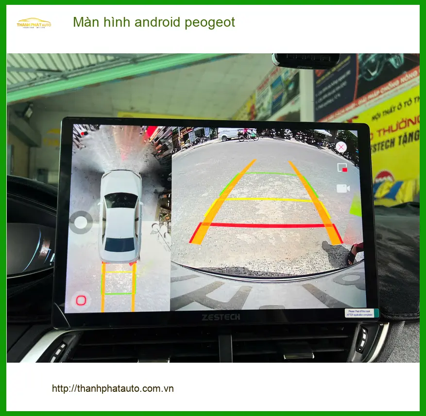 Chị Minh lắp màn hình android Peugeot 3008 tại Quận 9 để nâng tầm trải nghiệm lái ảnh thực tế 2