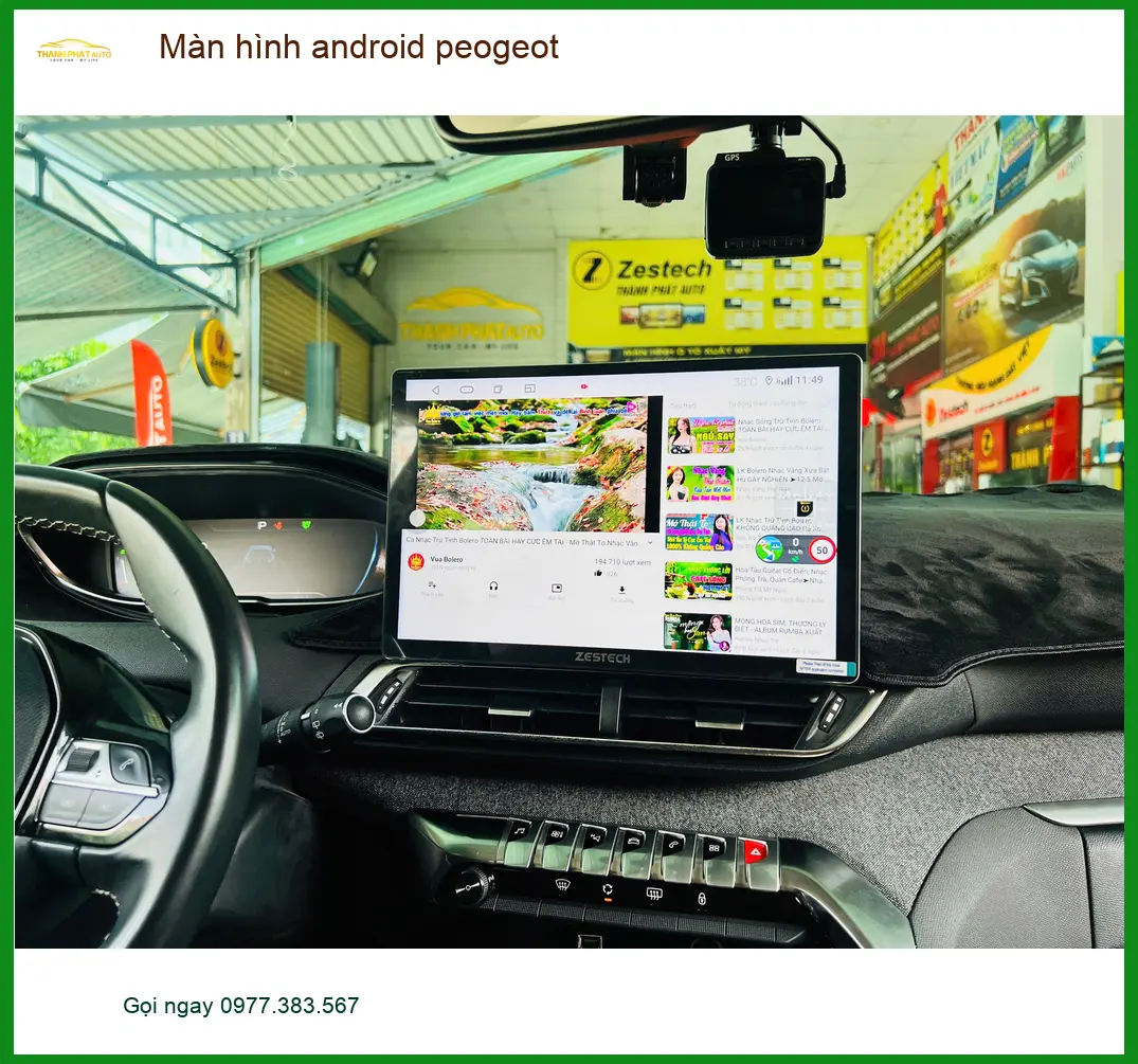 Chị Minh lắp màn hình android Peugeot 3008 tại Quận 9 để nâng tầm trải nghiệm lái ảnh thực tế 4