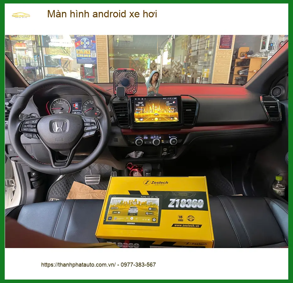 Anh Phát lắp màn hình Android xe CR-V tại Quận 3 do màn zin thiếu tính năng ảnh thực tế 5