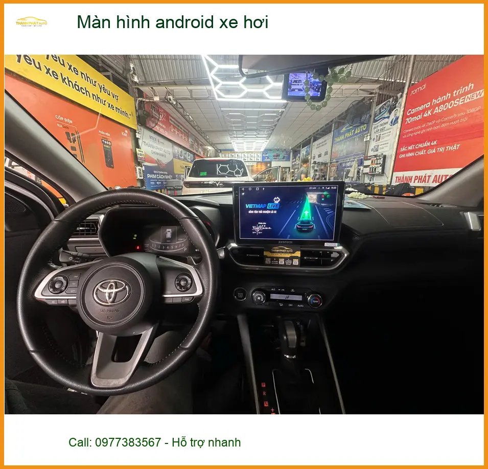 Anh Phong lắp màn hình Android xe Honda CR-V tại Quận 2 để xem bản đồ, giải trí ảnh thực tế 2