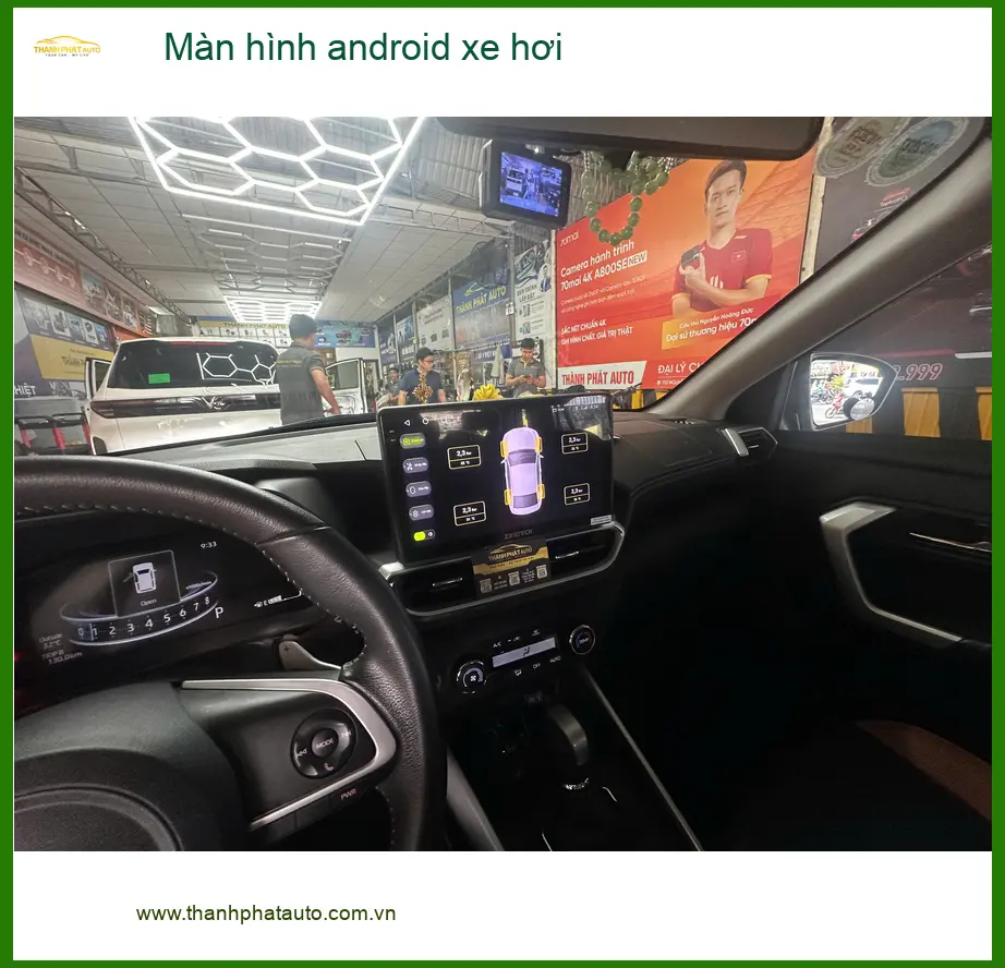 Anh Phong lắp màn hình Android xe Honda CR-V tại Quận 2 để xem bản đồ, giải trí ảnh thực tế 3