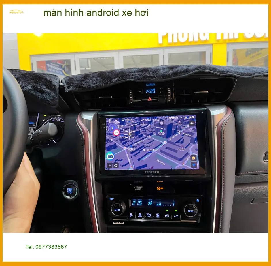 Anh Huy nâng cấp màn hình Android xe Hyundai Accent tại Gò Vấp