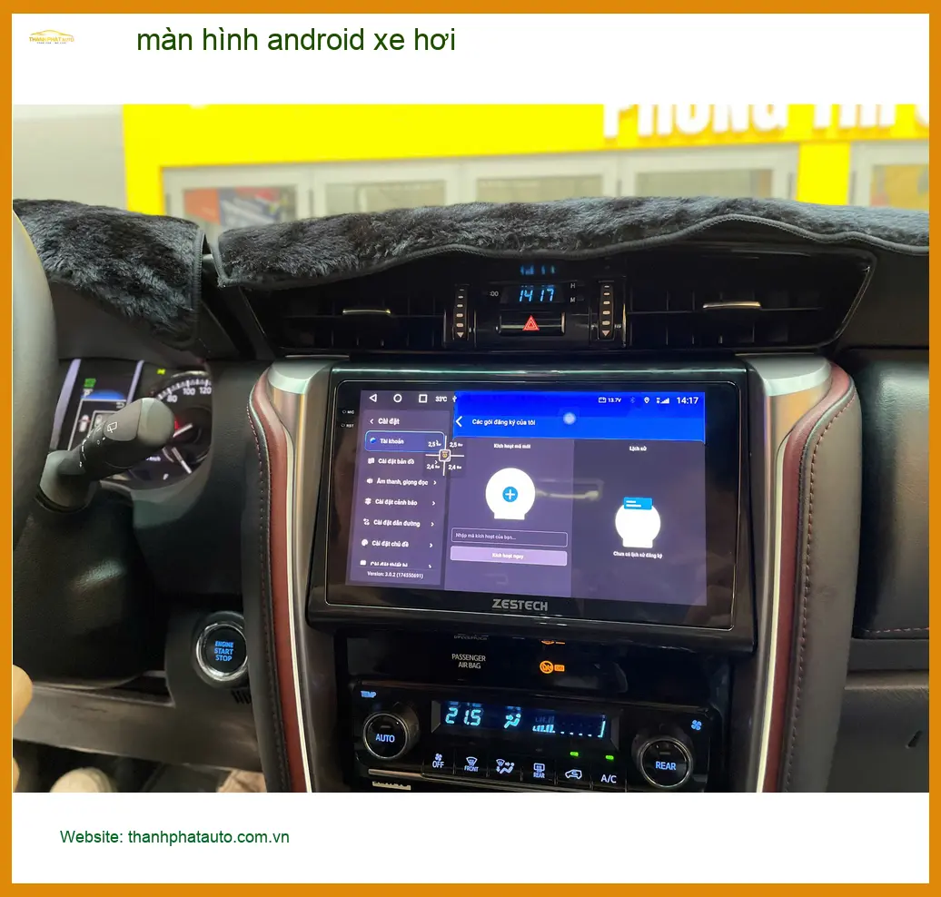 Anh Huy nâng cấp màn hình Android xe Hyundai Accent tại Gò Vấp ảnh thực tế 3
