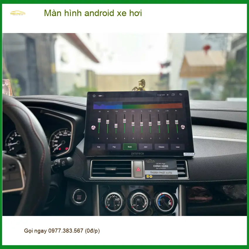 Chú Minh lắp Màn hình android xe hơi Mitsubishi Attrage ở Quận Huyện Cần Giờ