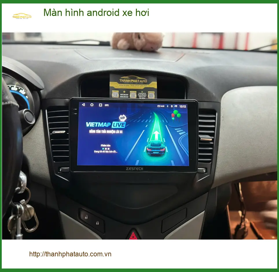 Chị Thảo nâng cấp màn hình android xe hơi Hyundai Accent tại Quận 5 ảnh thực tế 2