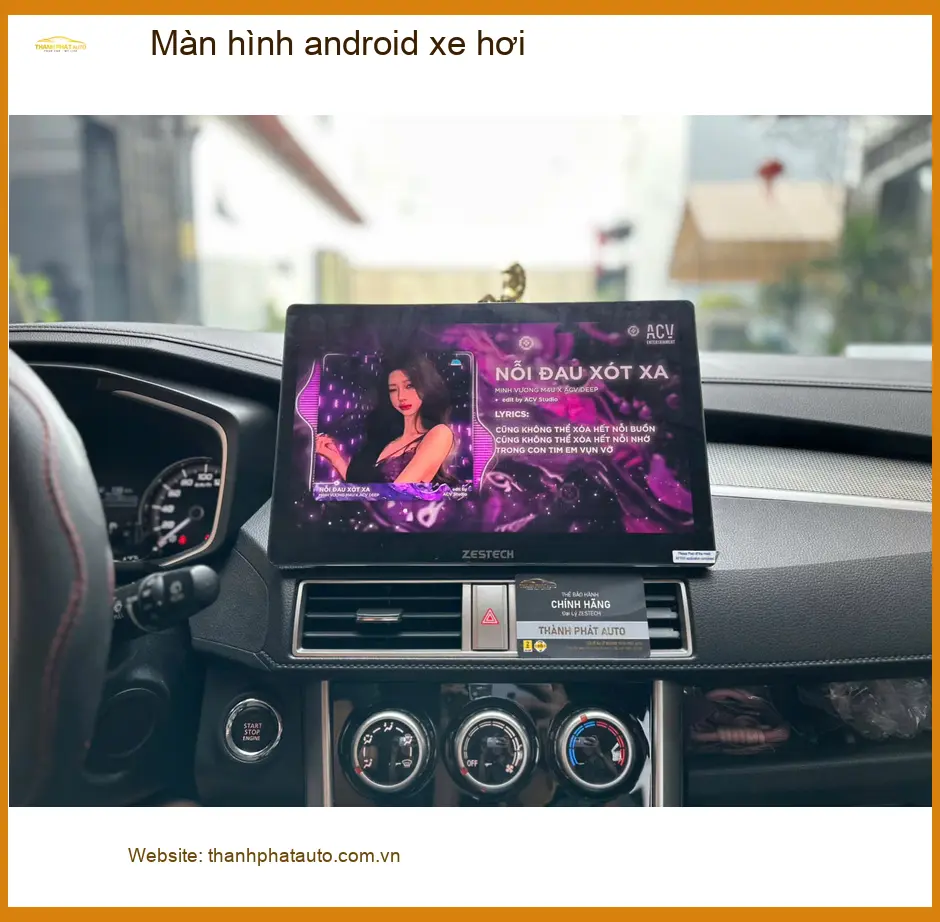 Chú Minh lắp Màn hình android xe hơi Mitsubishi Attrage ở Quận Huyện Cần Giờ ảnh thực tế 2