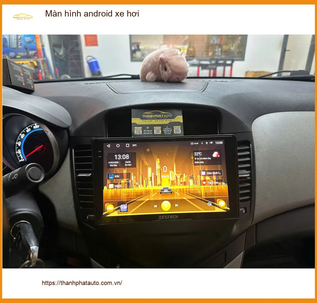 Chị Thảo nâng cấp màn hình android xe hơi Hyundai Accent tại Quận 5 ảnh thực tế 3