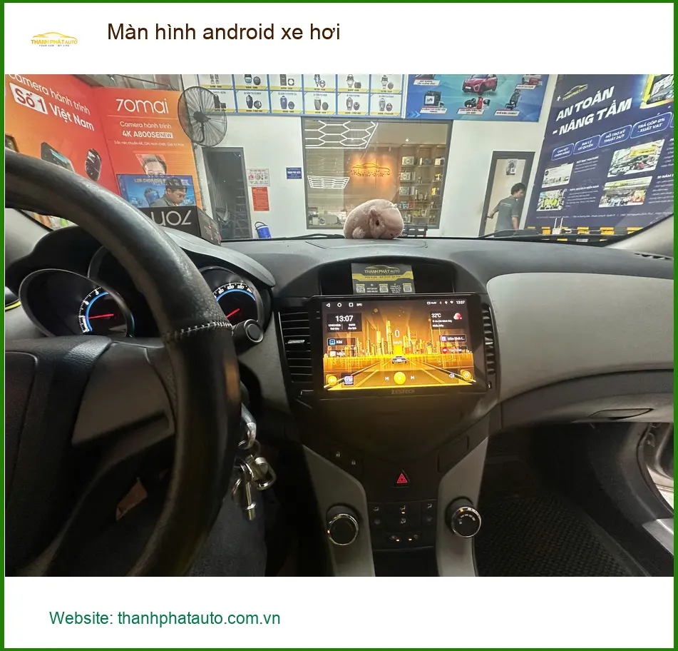 Chị Thảo nâng cấp màn hình android xe hơi Hyundai Accent tại Quận 5 ảnh thực tế 4