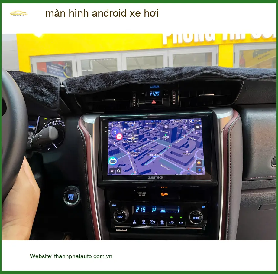 Anh Minh lắp màn hình Android xe hơi Toyota Camry tại Quận 11 tìm địa chỉ uy tín ảnh thực tế 4