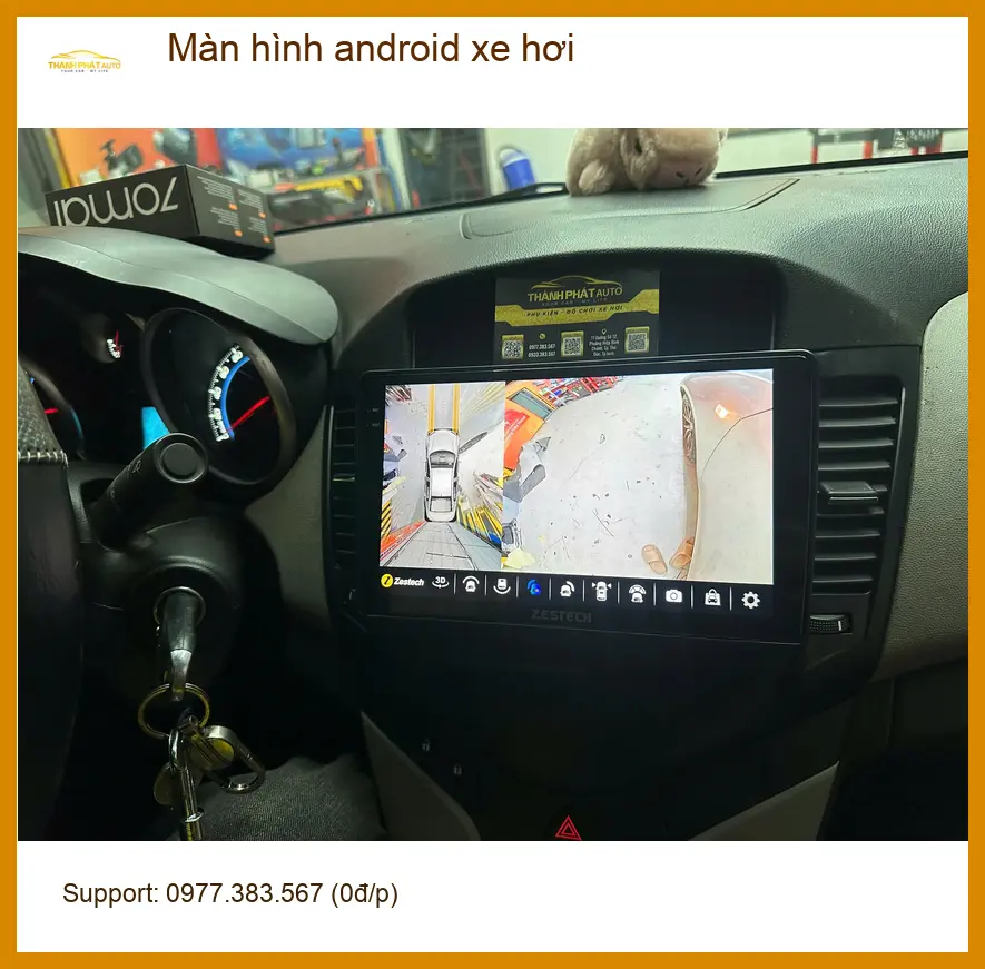 Chị Thảo nâng cấp màn hình android xe hơi Hyundai Accent tại Quận 5 ảnh thực tế 5