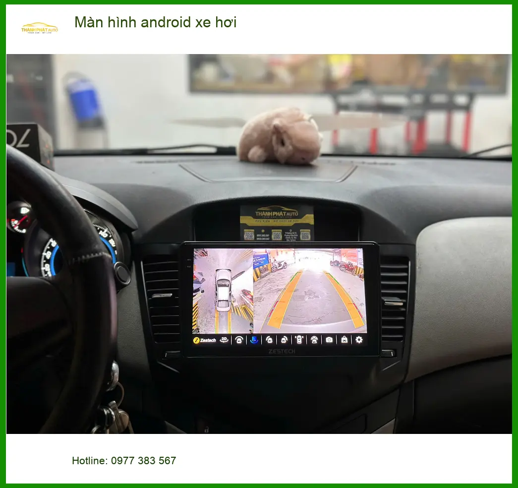 Anh Tùng nâng cấp màn hình Android xe hơi cho Hyundai Kona tại Quận 12 vì màn zin chậm ảnh thực tế 2