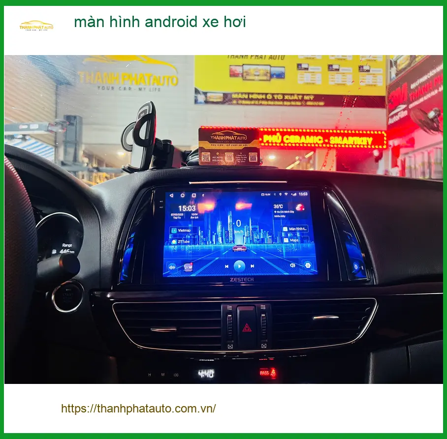 Anh Lân lắp màn hình Android Honda CRV tại Quận Tân Bình để tiện nghi hơn ảnh thực tế 3