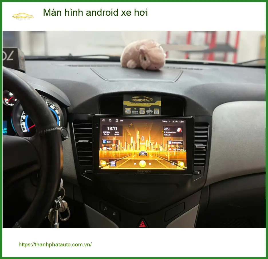 Anh Tùng nâng cấp màn hình Android xe hơi cho Hyundai Kona tại Quận 12 vì màn zin chậm ảnh thực tế 5