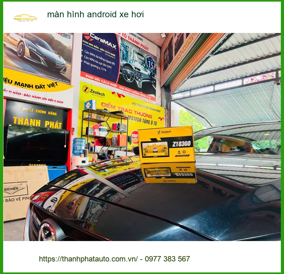 Anh Kiên nâng cấp màn hình Android xe hơi Hyundai Accent tại Gò Vấp