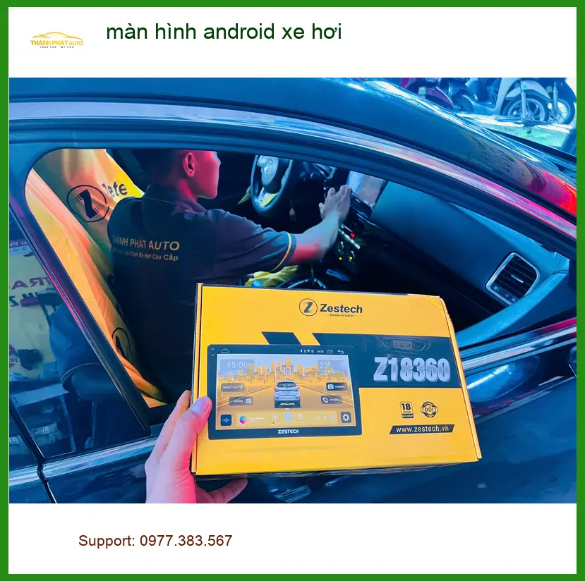 Anh Kiên nâng cấp màn hình Android xe hơi Hyundai Accent tại Gò Vấp ảnh thực tế 4