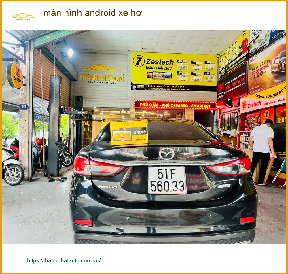 Anh Kiên nâng cấp màn hình Android xe hơi Hyundai Accent tại Gò Vấp ảnh thực tế 5