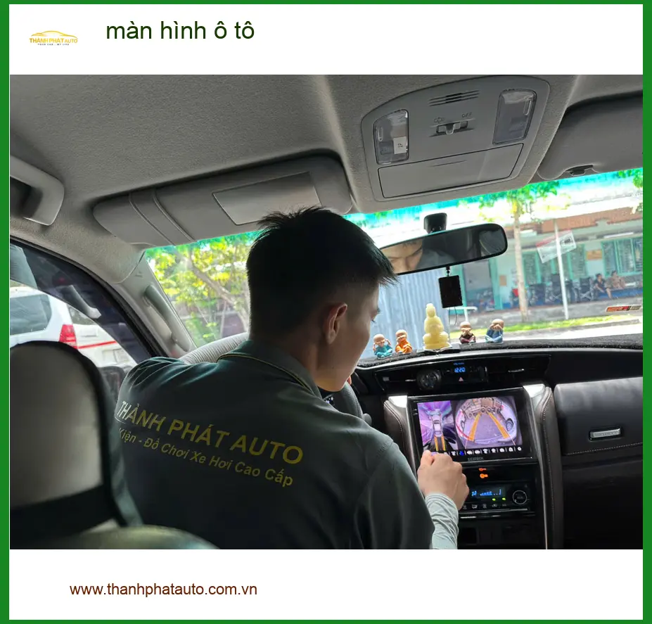 Chú Đạt nâng cấp màn hình ô tô cho Kia Sorento tại Quận Bình Thạnh