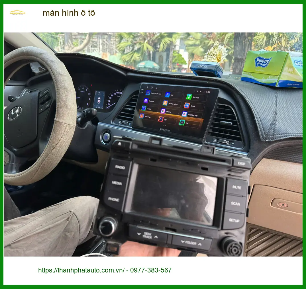 Anh Minh lắp màn hình ô tô Ford Everest tại Quận 9 trải nghiệm tốt hơn ảnh thực tế 3