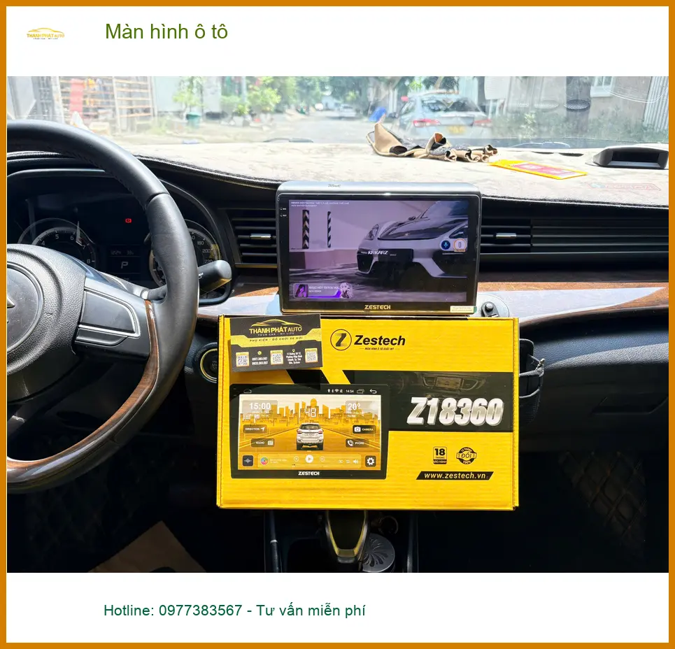 Chị Thảo nâng cấp màn hình ô tô cho Hyundai Kona tại Quận 2 để xem bản đồ rõ hơn ảnh thực tế 3